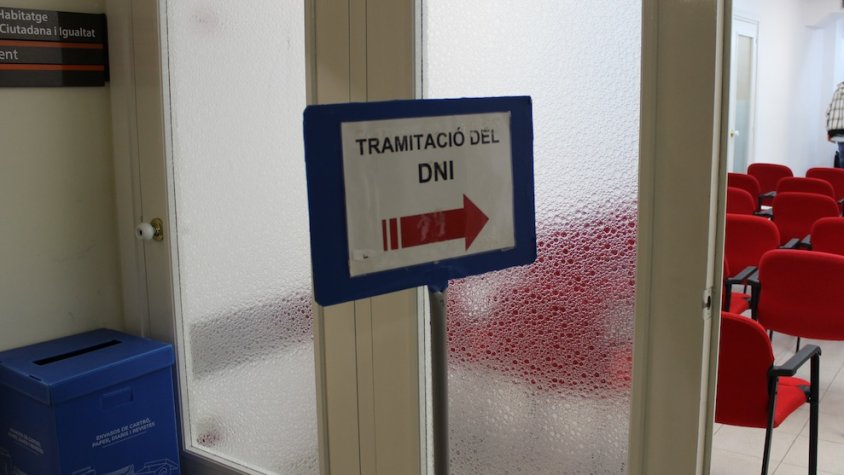 Sala de tramitació de DNI