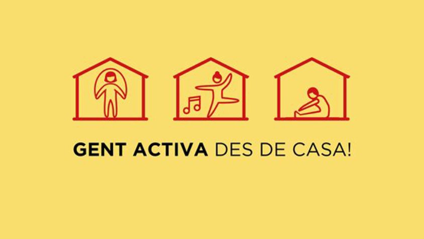 La Secretaria General de l'Esport i de l'Activitat Física impulsa la campanya 'Gent activa des de casa!' per fomentar un confinament actiu i saludable