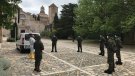 L'exèrcit espanyol fa tasques de desinfecció al Monestir de Poblet