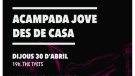 Aquest cap de setmana, Acampada Jove des de casa