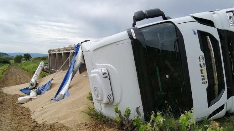Bolca un camió a Sarral