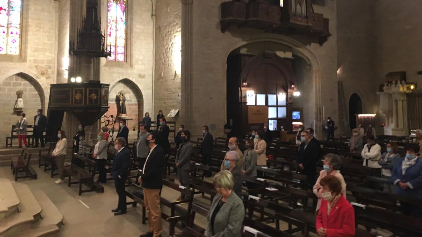 Celebrada, ja de forma presencial, la missa de Sant Maties a Montblanc