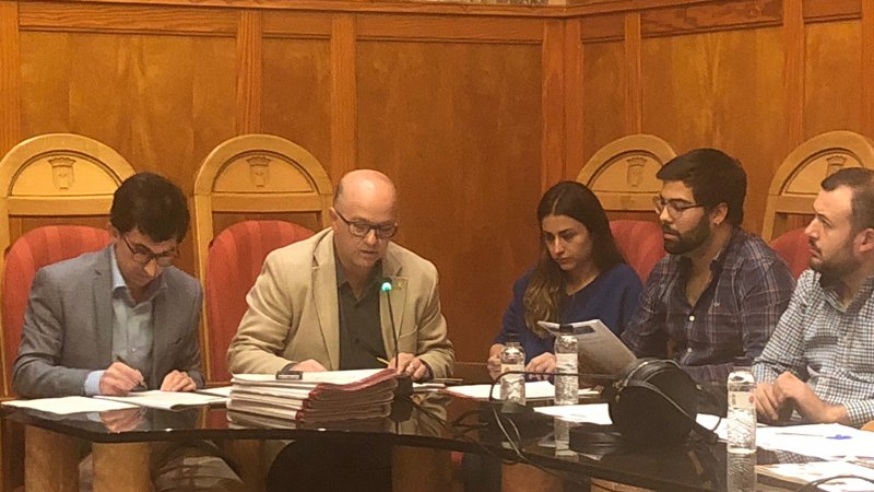 Santi Porta va prendre possessió com a nou regidor de l'Ajuntament