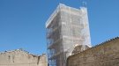 Comencen les obres d’arranjament del campanar i la teulada de l’església de Savallà