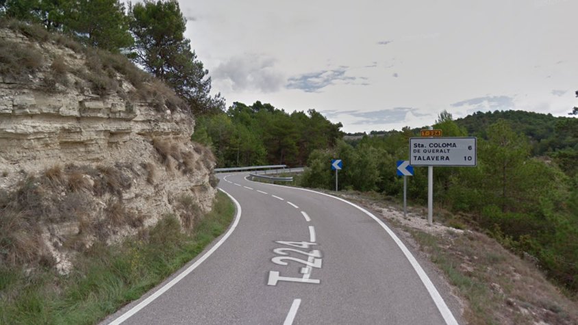 Es faran actuacions a la T-224 entre Santa Coloma de Queralt i Vallfogona de Riucorb
