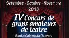 Torna el Concurs de Grups Amateurs de Teatre a Santa Coloma de Queralt