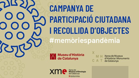 Recollida d’objectes i documents per la campanya “Memòries d’una pandèmia”