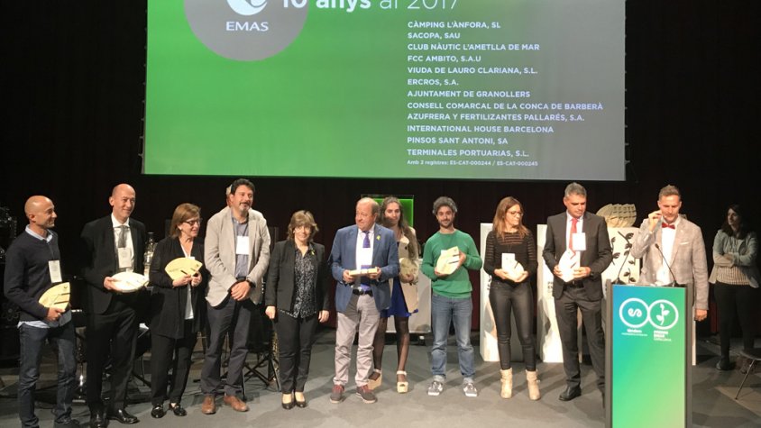 El Consell Comarcal rep una distinció EMAS de gestió mediambiental
