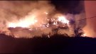 Incendi en una finca de la Guàrdia dels Prats durant la nit de Sant Joan