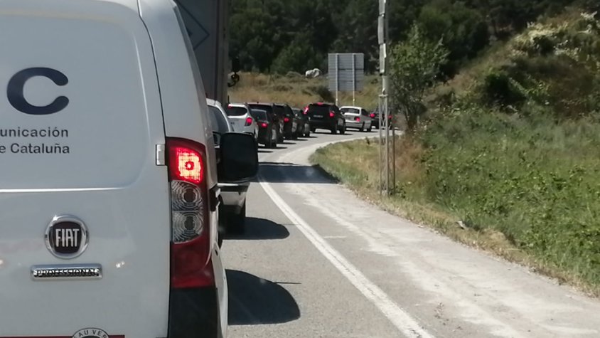Cues de 4 km a la carretera de Vilaverd