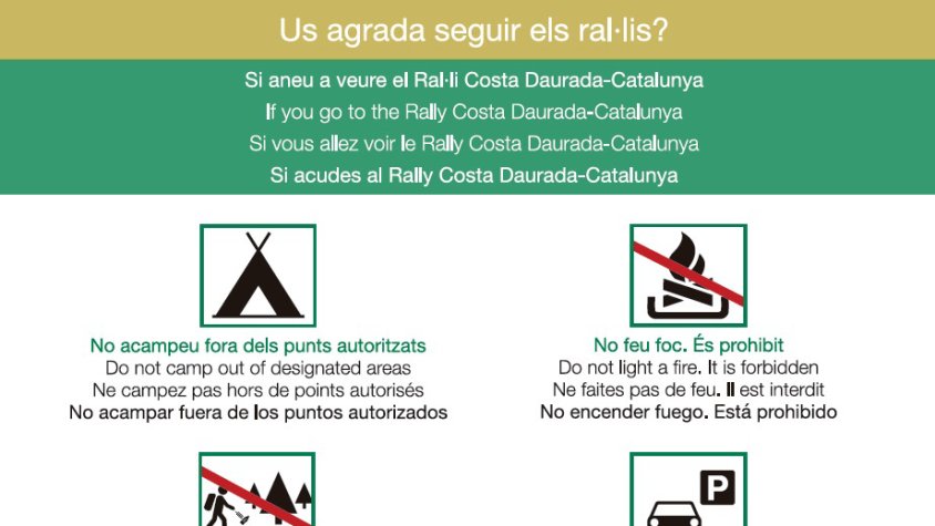 Operatiu especial del cos d’Agents Rurals amb motiu del Ral·li  Catalunya - Costa Daurada 2018, que també passa per la Conca