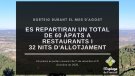 Turisme de l’Espluga sortejarà àpats i allotjament als visitants per tal de dinamitzar el sector