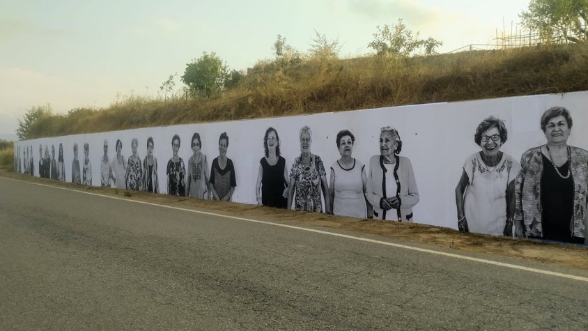 Imatge del mural, de 92 metres quadrats