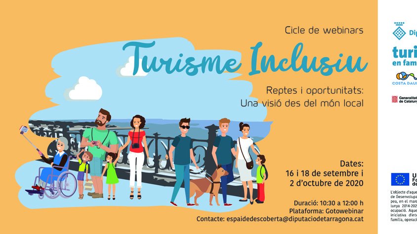  Continua el cicle de Turisme Inclusiu amb dues noves trobades virtuals adreçades a empreses privades del sector