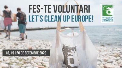 189 accions de neteja dels espais naturals catalans se sumen a la iniciativa europea "Let's Clean Up Europe!"
