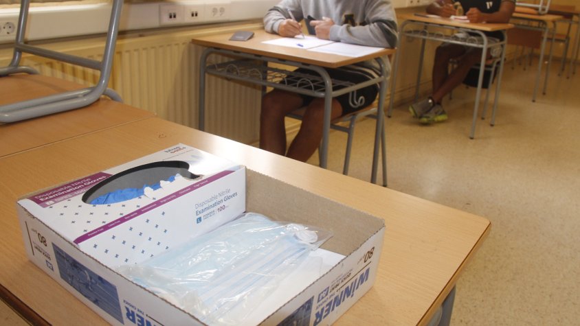 D'aquesta manera, els alumnes començarien el tercer trimestre sense mascareta