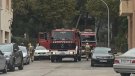 Foc en un quadre elèctric d'un domicili de Montblanc