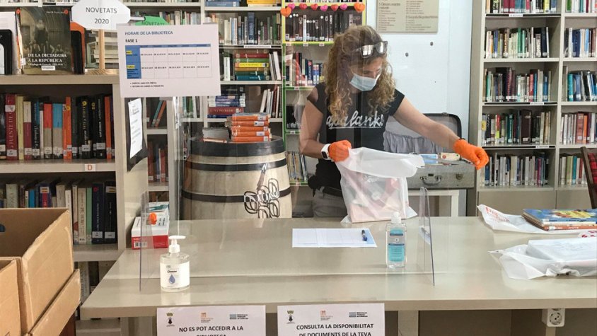 La Biblioteca de l’Espluga adapta els seus serveis a les noves restriccions