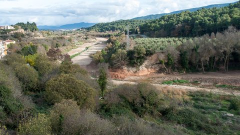 El Fi de les tasques de neteja de la llera del Riu Milans 