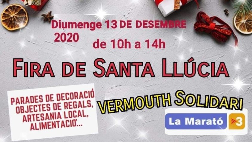 La Fira de Santa Llúcia es durà a terme el diumenge 13 de desembre