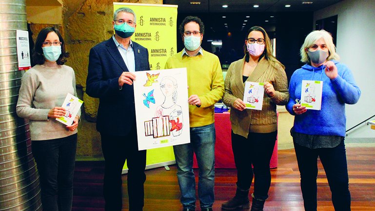 Amnistia Internacional i l’Ajuntament de Tarragona reivindiquen l’art  compromès de Palau Ferré