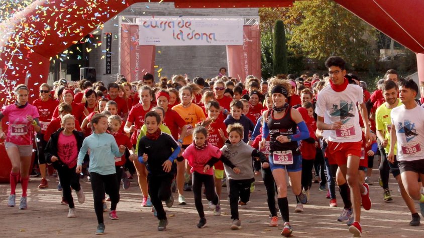 Montblanc torna a ser solidària amb la Cursa de la Dona