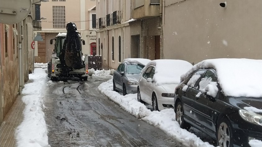 Comunicat de l”Ajuntament de l’Espluga de Francolí en relació a la gestió i als efectes de la nevada