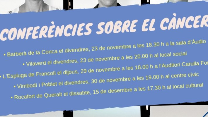 Xerrades sobre el càncer per apropar-nos a la Marató de TV3