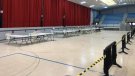 El nou espai de votació de Montblanc ja és a punt