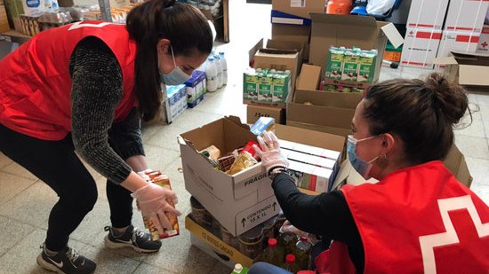 Creu Roja calcula que 1,4 milions de persones han rebut ajuda humanitària directa o indirectament durant la pandèmia