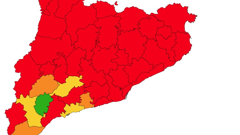 El risc de rebrot a la Conca passa d'alt a moderat