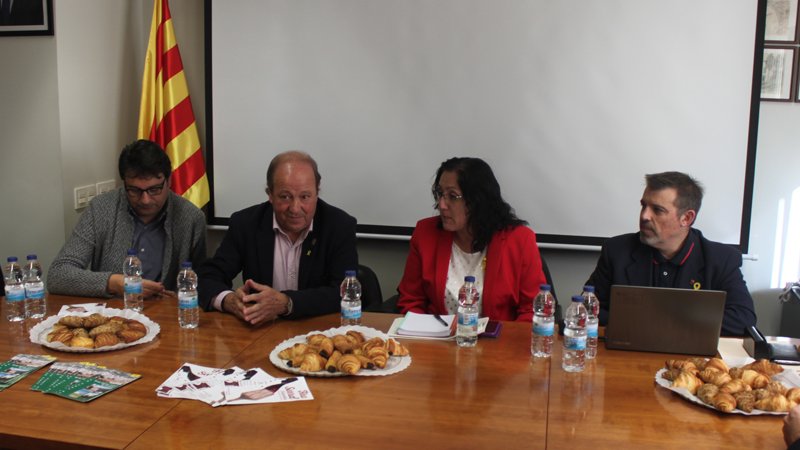 Moment de la roda de premsa