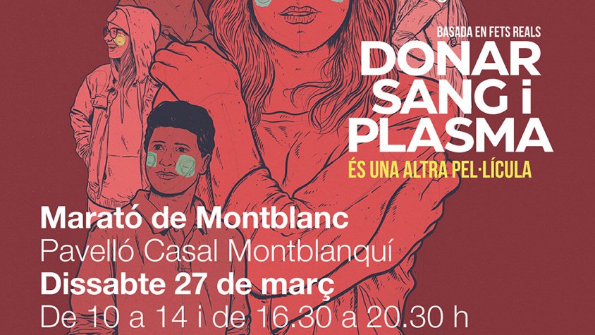 Montblanc acull una Marató de Donants de Sang ‘de pel·lícula’ amb l’objectiu de superar les 100 donacions