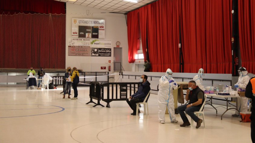 Imatge del cribratge fet a Montblanc la setmana passada