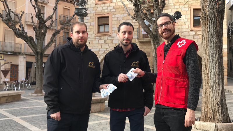 Moment del lliurament dels xumets