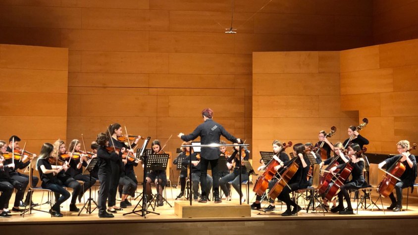 L'orquestra en una de les seves actuacions