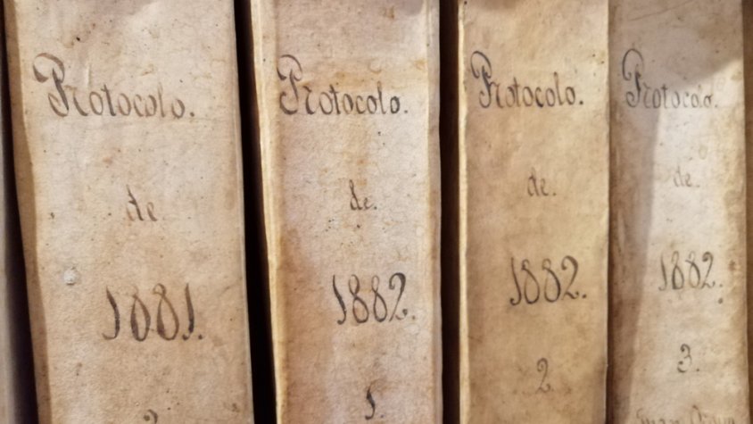 Alguns dels arxius notarials que es poden consultar