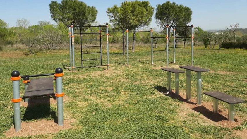 Imatge del nou parc, al carrer Daroca