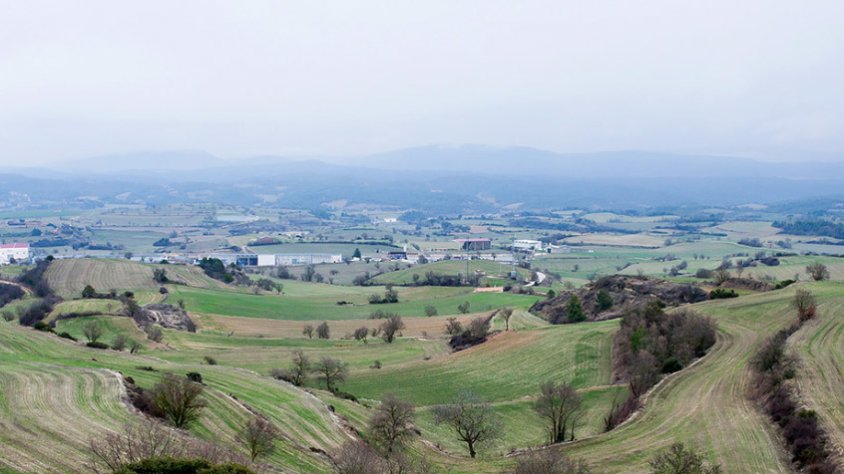 Vall banyada pel riu Corb