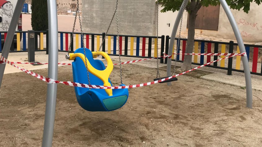 Gronxador instal·lat al parc de Sant Francesc