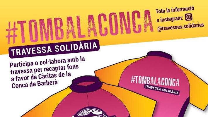 Es posen a la venda samarretes solidàries per a col·laborar amb#tombalaconca