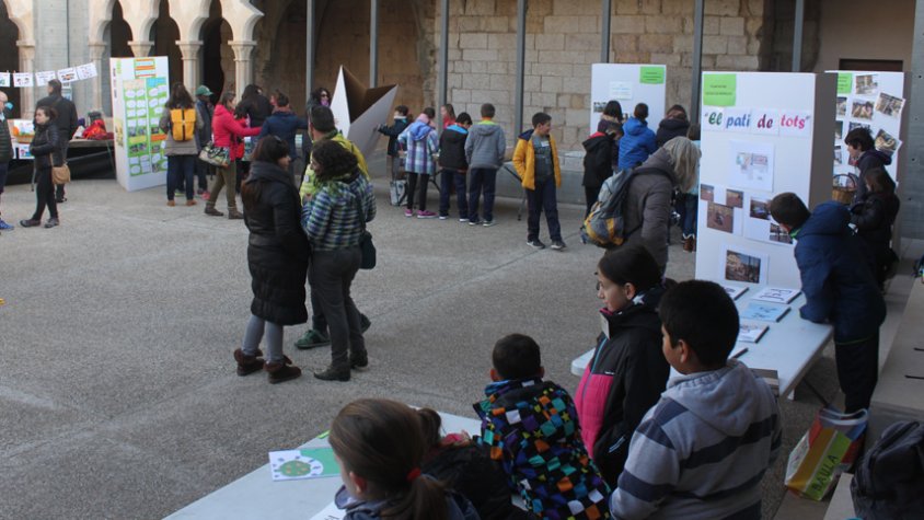 Imatge del moment de l'intercanvi d'experiències