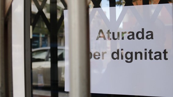 El que diu aquest cartell demà no hi serà