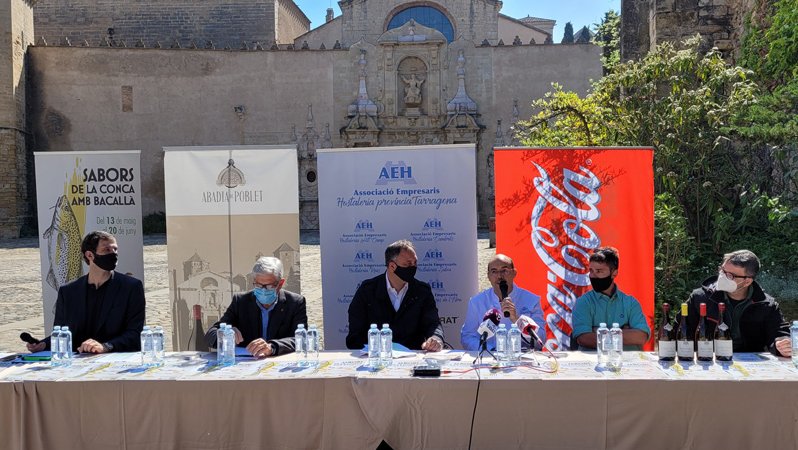 Imatge de la presentació de les jornades a Poblet el mes de maig