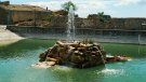 La font ornamental de la Bassa del Pla de Forès es posa en funcionament