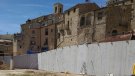 Un any i mig després dels aiguats, Savallà construeix un mur de contenció