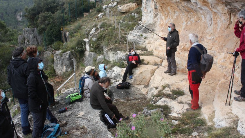 La nova ruta portarà el nom de: Mas d'en Llort, ecosistemes de l'art rupestre