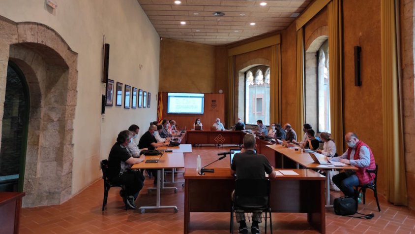 Imatge del ple del Consell Comarcal d'aquest dilluns