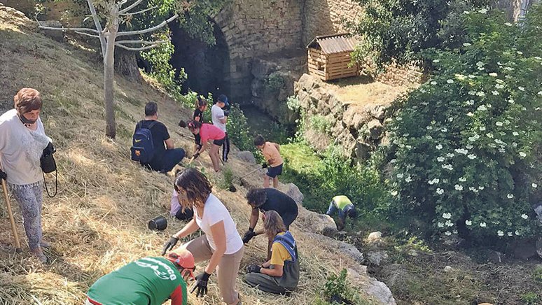 Activitats de l'Ajuntament amb l'Associació la Sínia