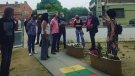 La presidenta de la Diputació visita el nou accés a l'escola i altres projectes de Pira